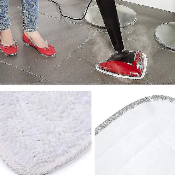 Städmoppar-Vileda 100 Kompatibel 6-pack Mikrofiber Ångmoppkuddar Ersättning