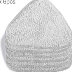 Ångtvättar-Vileda 100 Kompatibla 6-pack Mikrofiber Ångmoppdynor Ersättning