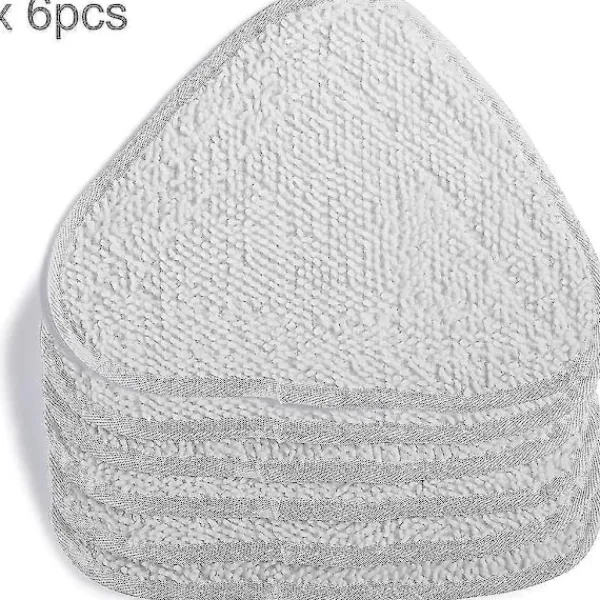 Ångtvättar-Vileda 100 Kompatibla 6-pack Mikrofiber Ångmoppdynor Ersättning