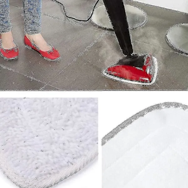 Ångtvättar-Vileda 100 Kompatibla 6-pack Mikrofiber Ångmoppdynor Ersättning