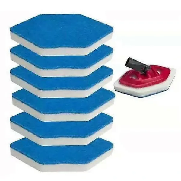 Svampar & Dukar-Vileda Magic Bath Mop Ersättningssvampar - 5-pack