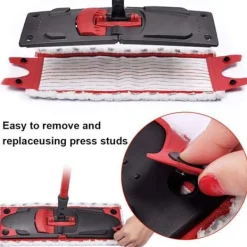 Städmoppar-Vileda Mopp Refill Förpackning med 2 Vileda 2-i-1 Moppduk Mikrofiberduk för Överlägsen Absorption Mjuk för