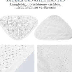 Ångtvättar-Vileda Ångmopp 6-pack Ersättningsöverdrag för Utmärkt Rengöring