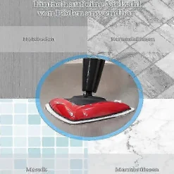 Städmoppar-Vileda Ångmopp 6-pack Ersättningsöverdrag Kompatibla med Effektiv Rengöring