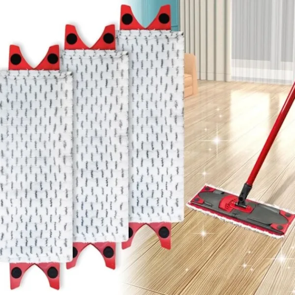 Städmoppar-Vileda Ultramax 2 i 1 Spraymopp Refiller, 3 Mikrofiberdynor för Alla Golvtyper
