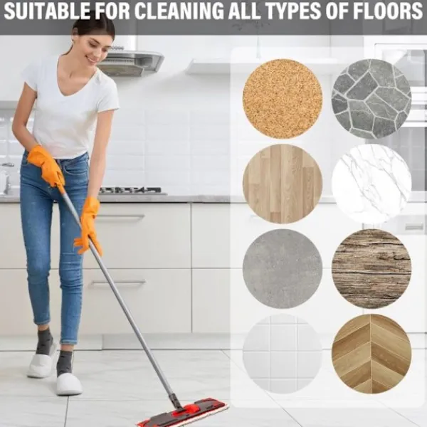 Städmoppar-Vileda Ultramax 2 i 1 Spraymopp Refiller, 3 Mikrofiberdynor för Alla Golvtyper