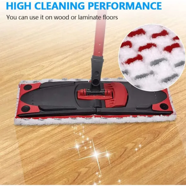 Städmoppar-Vileda Ultramax golvmopp refill 2-i-1 Vileda trasa - 2-pack