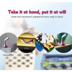 Ångtvättar-Violte Resesångare 1400W 20g/min S-TRAVEL - Bärbart Strykjärn Autonomi 11min (220mL) - Klar på 45s - Perfekt för Strykning under Resan