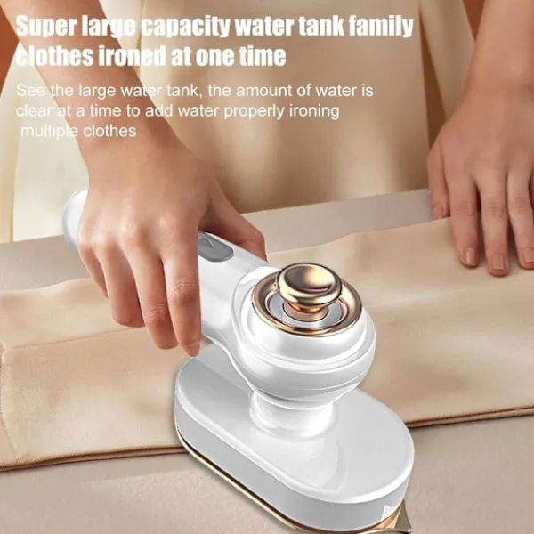 Strykjärn-(Vit) Bärbar Strykjärn, Liten Rotationsstrykjärn, W