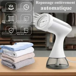 Generic Strykjärn-(Vit) Handhållen Klädångare, 1500W 300ML 130 Grader Vertikal Klädångare för Hemresor, Snabb Uppvärmning, Vit