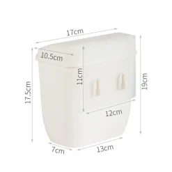 Soptunnor-Vit väggmonterad hushållspapperskorg grossist väggmonterad han