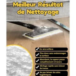 Ångtvättar-Våtservetter för Kärcher ångtvättar, mikrofiberdukar för ångtvättar