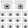 VUSZR Dammsugare & Tillbehör-14 Påse för ECOVACS T80 Omni, Tillbehör för Dammsugare ECOVACS DEEBOT T50 Pro Omni, X8 14 BORSTE OCH TILLBEHÖR FÖR DAMMSUGARE
