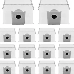 VUSZR Dammsugare & Tillbehör-14 Påse för ECOVACS T80 Omni, Tillbehör för Dammsugare ECOVACS DEEBOT T50 Pro Omni, X8 14 BORSTE OCH TILLBEHÖR FÖR DAMMSUGARE