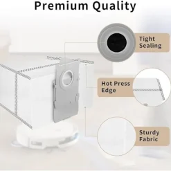 VUSZR Dammsugare & Tillbehör-14 Påse för ECOVACS T80 Omni, Tillbehör för Dammsugare ECOVACS DEEBOT T50 Pro Omni, X8 14 BORSTE OCH TILLBEHÖR FÖR DAMMSUGARE