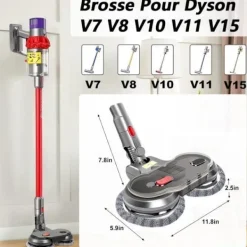 VUSZR Dammsugare & Tillbehör-Borste för Dyson V10 V8 V7 V11 V15 Dammsugare, Elektrisk Mopp Huvud, Sug och INGEN BORSTE OCH DAMMSUGARTILLBEHÖR