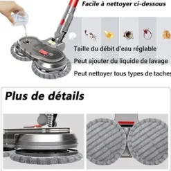 VUSZR Dammsugare & Tillbehör-Borste för Dyson V10 V8 V7 V11 V15 Dammsugare, Elektrisk Mopp Huvud, Sug och INGEN BORSTE OCH DAMMSUGARTILLBEHÖR