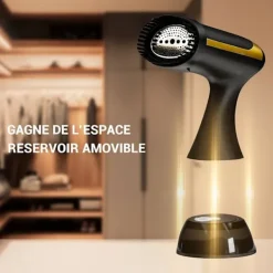 CL Ångtvättar-1500W Handhållen Ångare - Kraftfull Ånga på 20 Sekunder - 300ml Tank - Portabel och Resevänlig