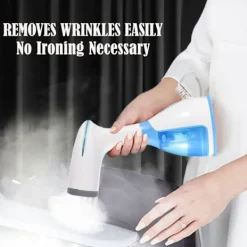 Ångtvättar-1500W Handhållen Ångare för Kläder och Tyger, 280ml, Portabelt Ångstrykjärn, Skrynkelborttagare, 15 Sekunders Snabb Uppvärmning