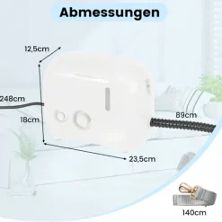 Northix Ångtvättar-1500W handhållen ångtvätt, 3 bars tryck, 1L tank