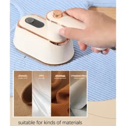 ATELA Strykjärn-1000w Mini Travel Steamer strykjärn,Handhållna bärbara ångkokare för kläder Liten klädångare Resestorlek Handhållet