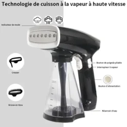 Ångtvättar-1500W 320ML handhållen plaggångare - Bärbar klädångare - Julklapp