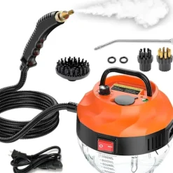 Ångtvättar-2500W ångrengörare, högtrycksångrengörare för rengöring, bärbar handhållen ångrengörare för hemmabruk, ångrengörare för bildetaljering med
