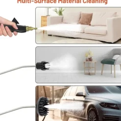 Ångtvättar-2500W ångrengörare, högtrycksångrengörare för rengöring, bärbar handhållen ångrengörare för hemmabruk, ångrengörare för bildetaljering med