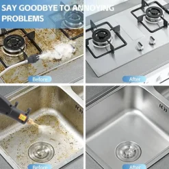 Ångtvättar-2500W Ångrengörare, 1500ML Högtrycks Handhållen Ångrengörare för Rengöring Bärbar Ångrengörare för Hem Högtemperatur Ångrengörare