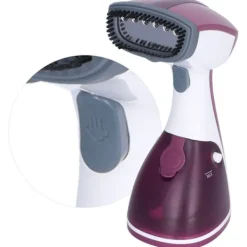 Ångtvättar-1200W Portabel Ångstrykjärn 30s Snabb Uppvärmning Stark Ånga Rynkborttagare för Hemresa EU-kontakt 220V