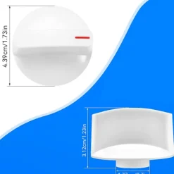 DAO Torktumlare-WH1X2721 Torktumlarknapp, Ersättning för Torktumlardelar, Ersätter AP2044893 123C7931 EA271094 PS271 db