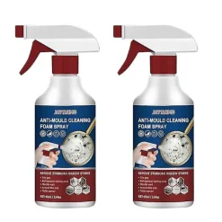Rengöringsmedel-2x Anti-mögelspray, Mögelrengöring Anti-mögelrengöringsfoam, Kraftfull Multi-purpose Foamrengörare, Tar Bort Fläckar Foam Badrum