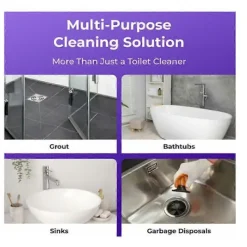 Rengöringsmedel-1-5x Fizzclean Toalettskumrengörare, Insta-Action Fizzclean Skumrengörare 2pcs