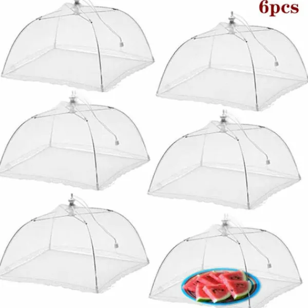 Xuigort Skadedjur & Insekter-6x myggnät, fruktnät, flughuva, myggnät, matskyddshuva, 43cm