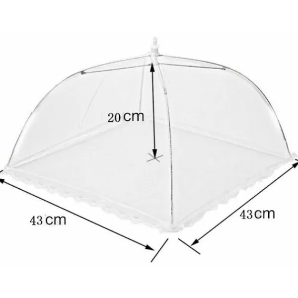 Xuigort Skadedjur & Insekter-6x myggnät, fruktnät, flughuva, myggnät, matskyddshuva, 43cm