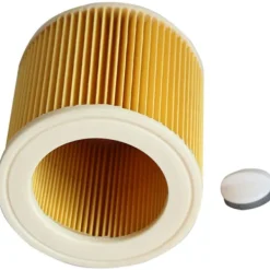 Dammsugare & Tillbehör-2x Patronfilter för dammsugare, kompatibla med Kärcher WD2 WD3 MV3 MV2 A2004 A2054 A2204 A2656