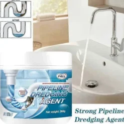 Rengöringsmedel-1-3X Starkt Rörrensningsmedel, Kraftfullt Rörrensningsmedel för Kökstoalett