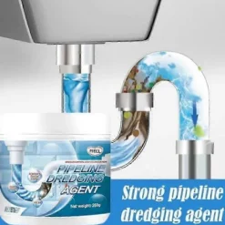 Rengöringsmedel-1-3X Starkt Rörrensningsmedel, Kraftfullt Rörrensningsmedel för Kökstoalett