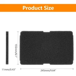 Torktumlare-x Torktumlare Filter för Torktumlare 240 x 155 x 11 mm Torktumlare Filter Ersättning för Beko Grundig Blomberg ElektraBregenz 2964840100 [Energiklass A++] | Fyndiq