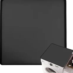 Tvättmaskiner-23,6x23,6 tum silikonskydd för tvättmaskin | Vattentätt dammtätt toppskydd för tvättmaskin