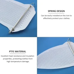 Strykjärn-x Värmeskyddsplatta, Strykjärnsskydd, Ångstrykningsaccessoar, Skyddsfilm för tyg, Strykskoskydd, Strykjärnssuleskydd