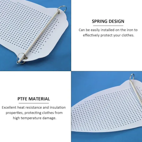 Strykjärn-x Värmeskyddsplatta, Strykjärnsskydd, Ångstrykningsaccessoar, Skyddsfilm för tyg, Strykskoskydd, Strykjärnssuleskydd