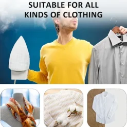 Strykjärn-x Värmeskyddsplatta, Strykjärnsskydd, Ångstrykningsaccessoar, Skyddsfilm för tyg, Strykskoskydd, Strykjärnssuleskydd