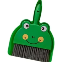 Rengöringsmedel-18x23cm Mini Sop och Kvast Set Sopskyffel och Handkvast Rengöringsset Rengöringsborste och Sopskyffel för, Grön