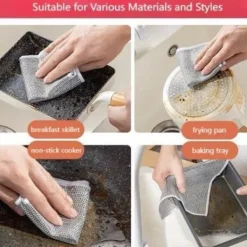 Svampar & Dukar-[XJ] 10 st Nya multifunktionella disktrasor i stål som inte repar, multifunktionella