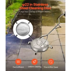 DUOKU Högtryckstvättar-Yt rengörare - - QD-XDP14 - 558 mm - Rostfritt Stål - 4500 psi